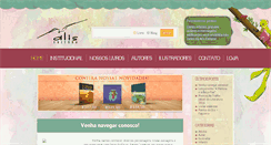 Desktop Screenshot of aliseditora.com.br