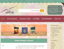 Tablet Screenshot of aliseditora.com.br